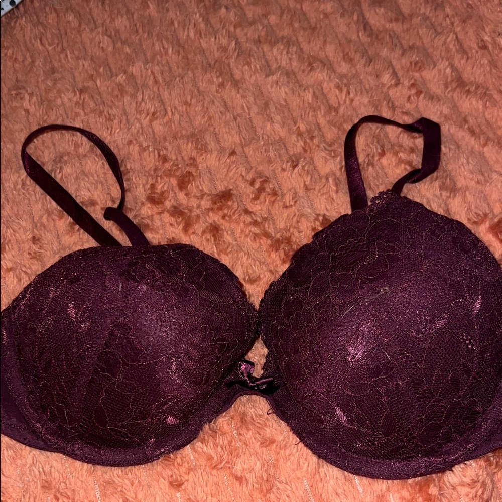 H&M Lace Bra - Rich Burgundy